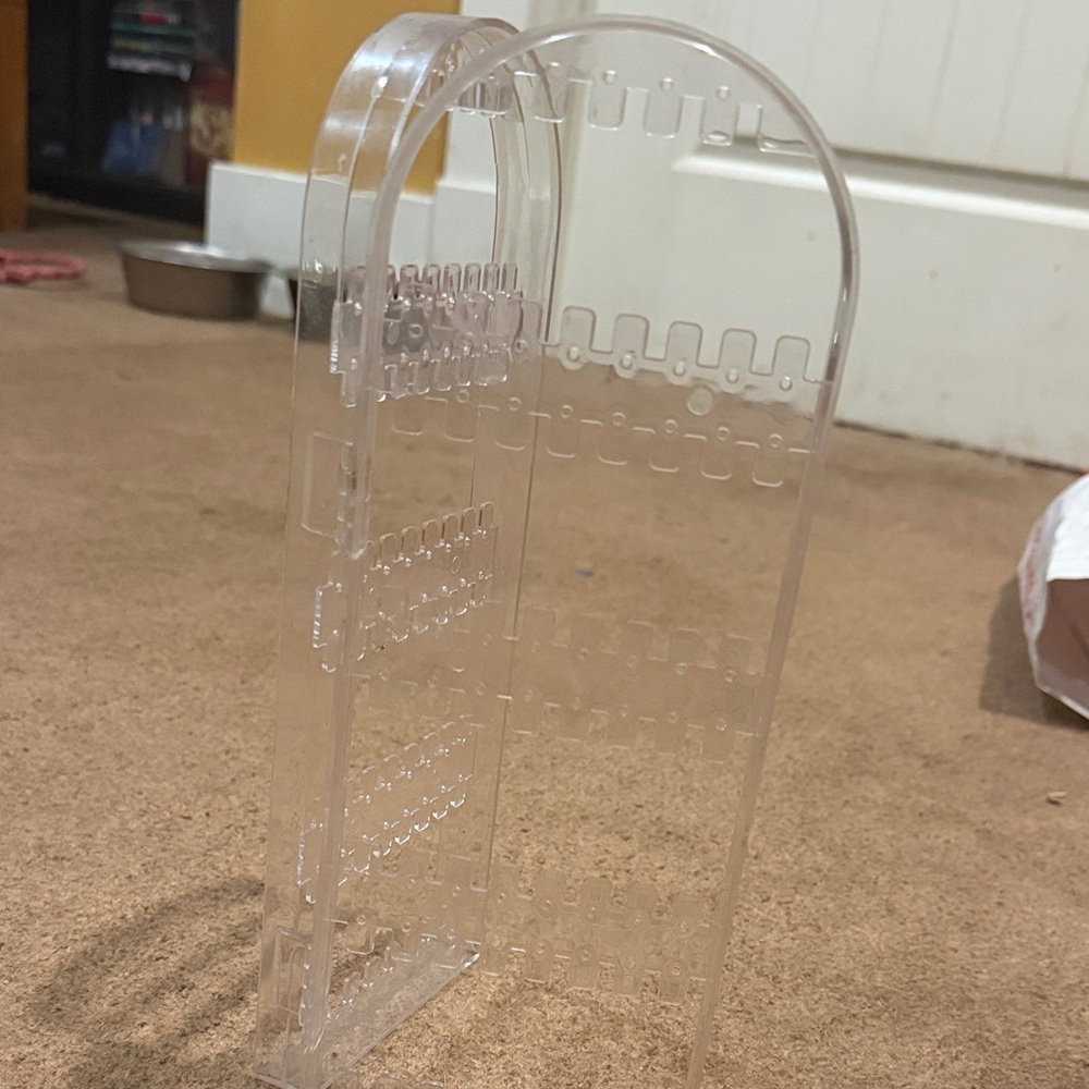 Clear Acrylic Earring Holder